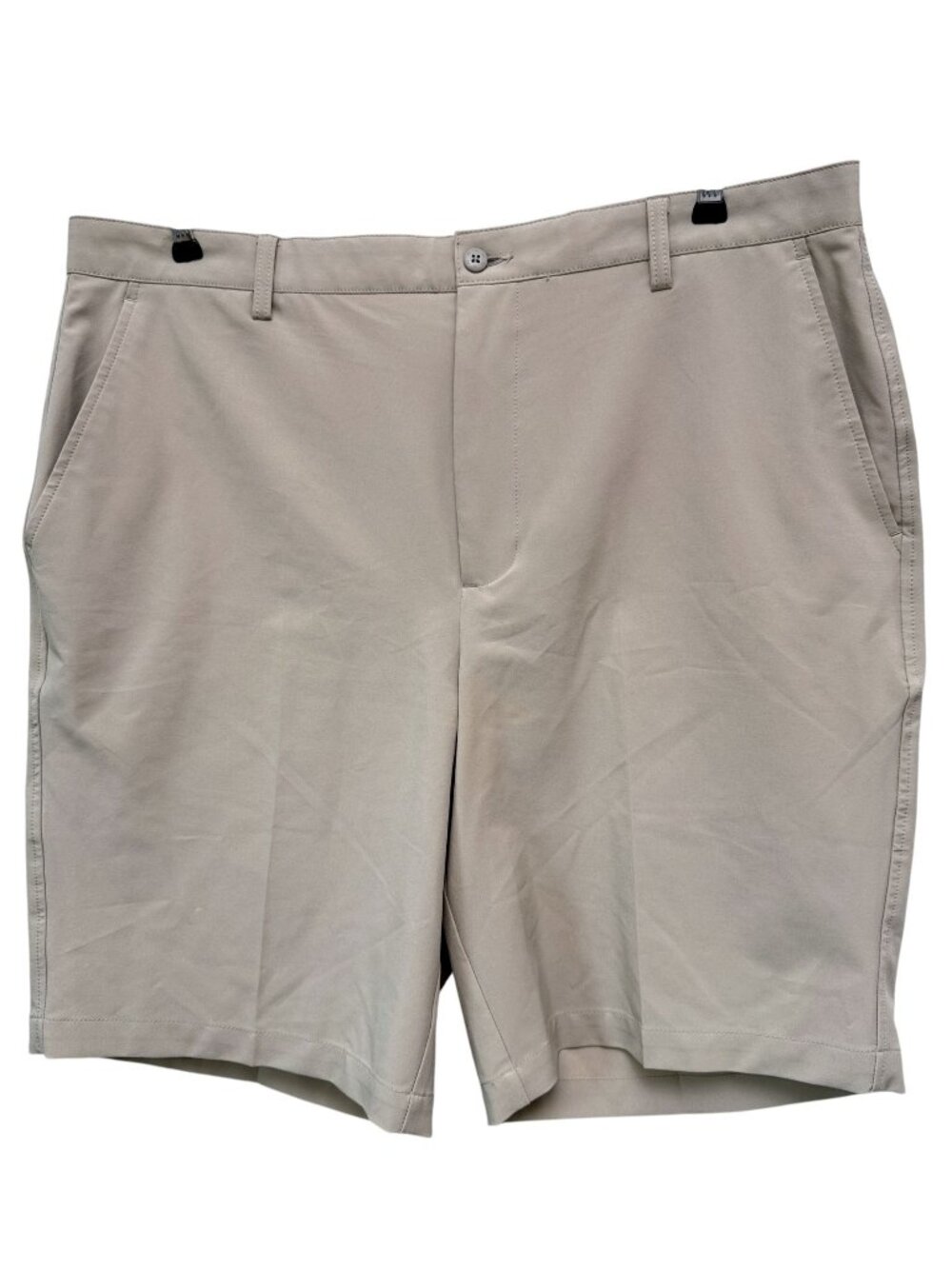 FootJoy Men's Golf Shorts Size 40 Khaki Performance Stretch Flat Front Casual